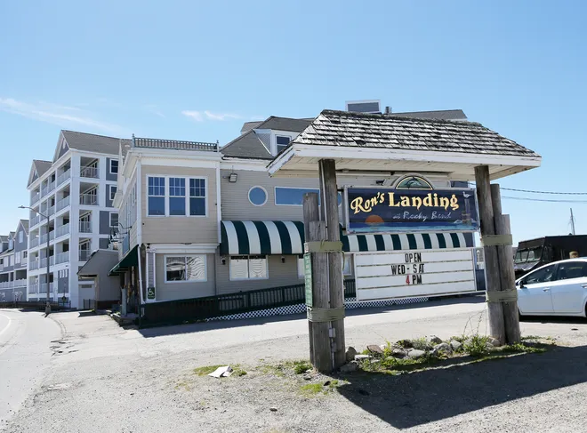Now closed, Ron’s Landing will soon be demolished to make way for luxury condominiums overlooking Hampton Beach.